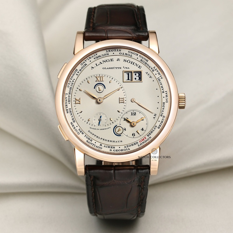 A. Lange & Shne 116.032 Lange 1 Time Zone 18k Rose Gold