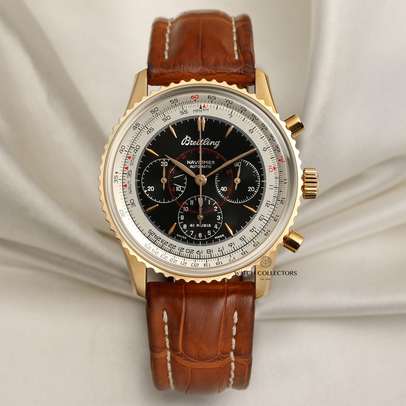 Breitling Navitimer Montbrillant H30030.1 18k Rose Gold – Gifted by Breitling for Breitling orbiter 3 balloon challenge