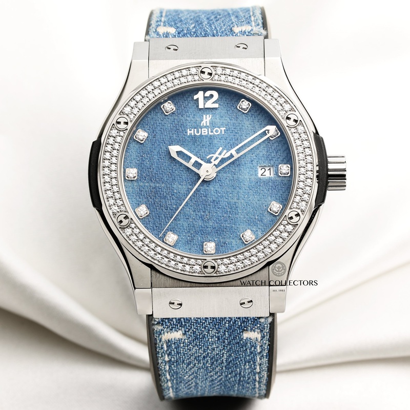 Hublot Classic Fusion Jeans 542.NX.2700.NR.1104.FRU14 Stainless Steel Diamond Dial & Bezel