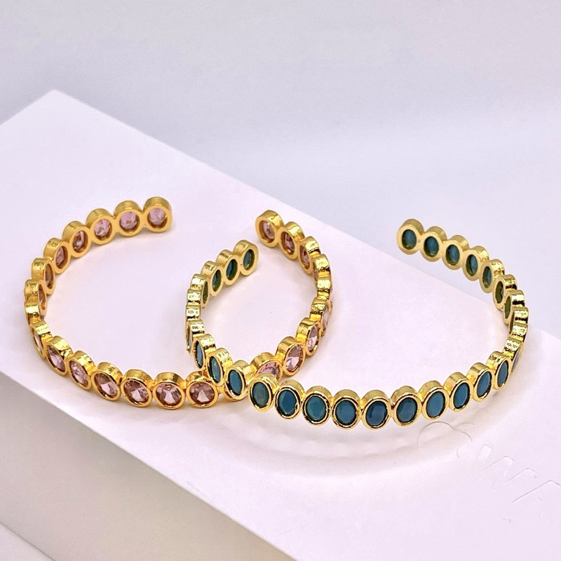 Thin Cleo Open Bangle Bracelet