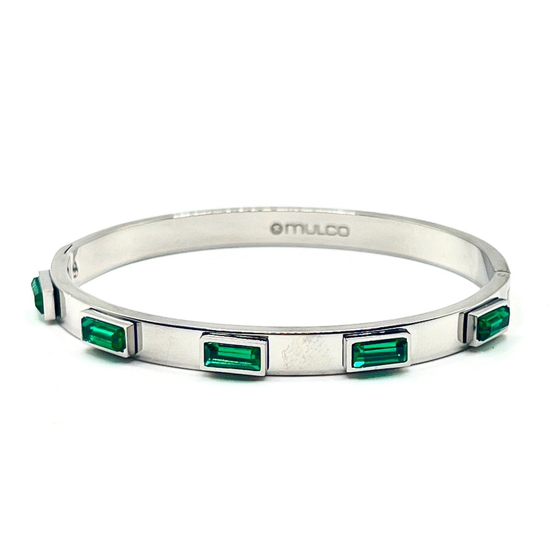 Colorful Rectangle Bangle Bracelet