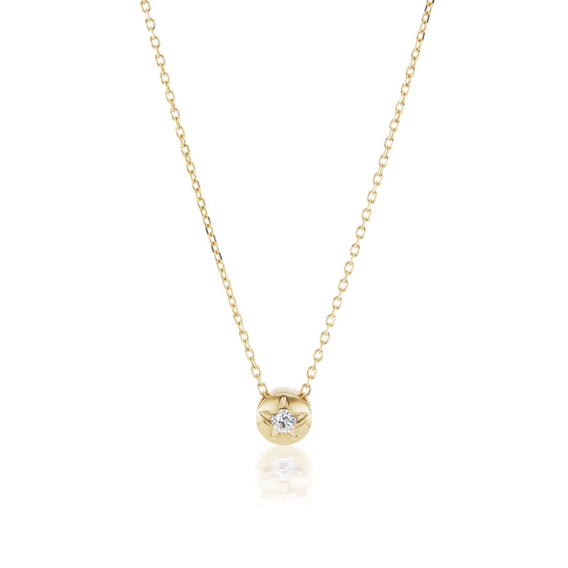 Sorellina 18K Yellow Gold Diamond Star Necklace