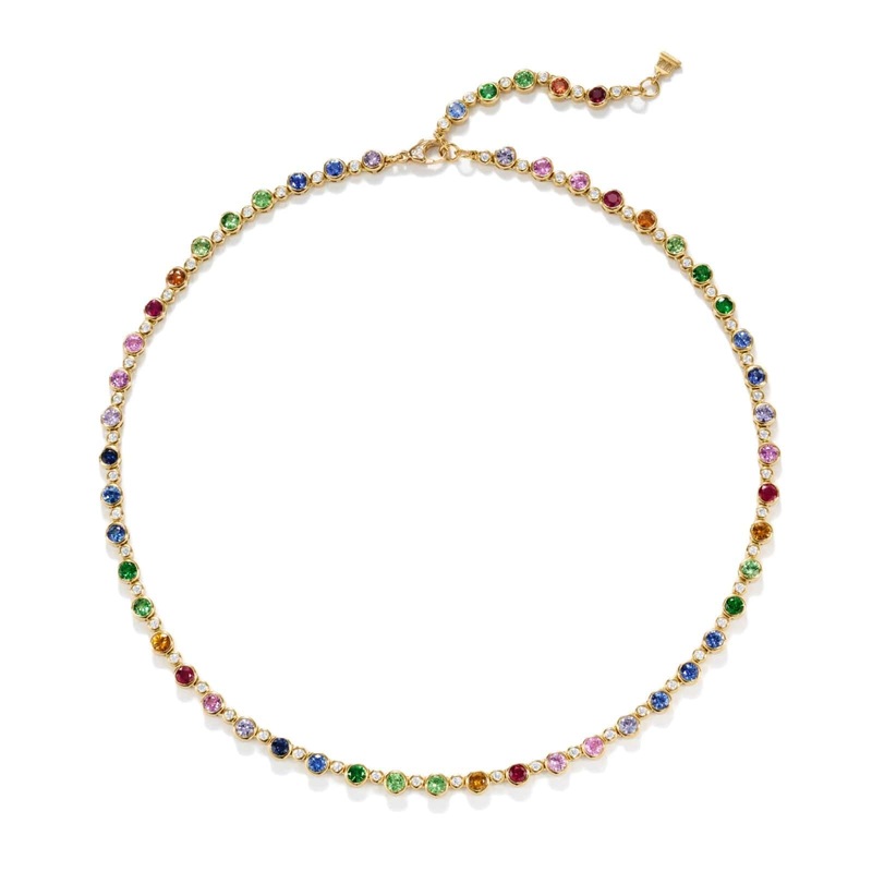Temple St. Clair 18K Yellow Gold Rainbow Link Necklace