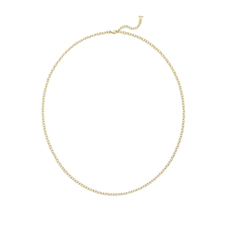 Temple St. Clair 18K Yellow Gold Small Round Link Chain Necklace