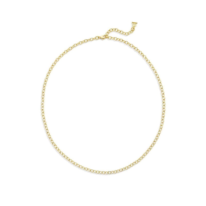Temple St. Clair 18K Yellow Gold Small Oval Chain Necklace