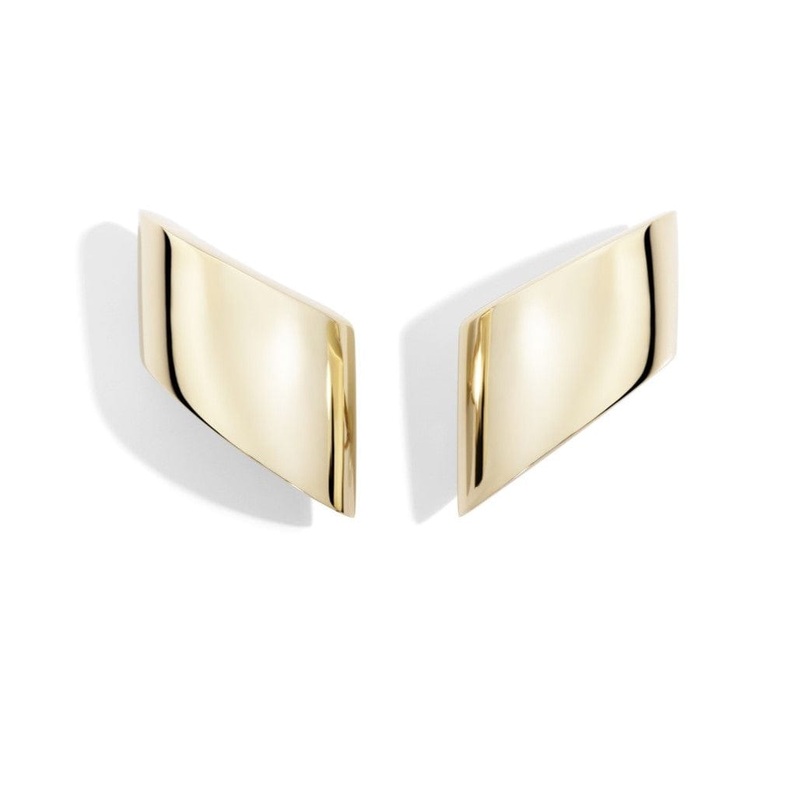 Vhernier 18K Rose Gold Vague Midi Earclips