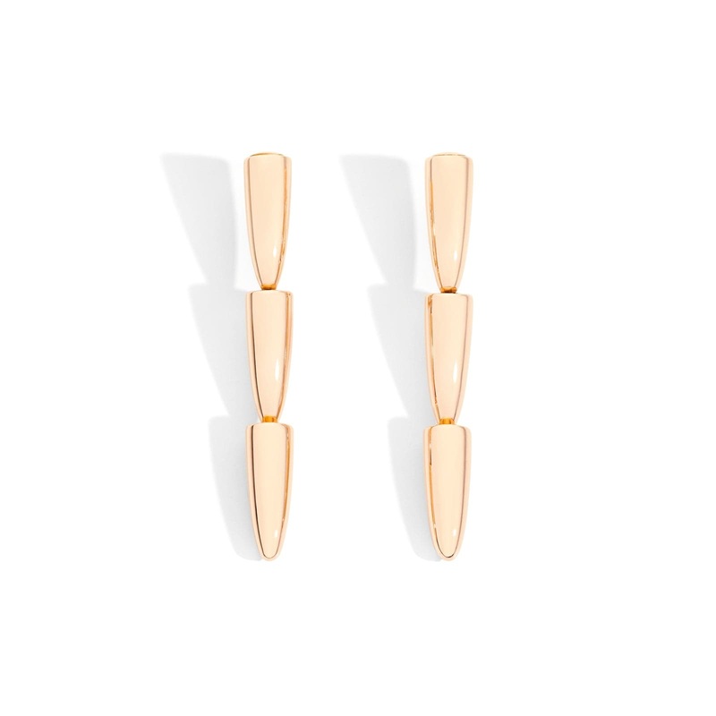 Vhernier 18K Rose Gold Call Drop Earrings