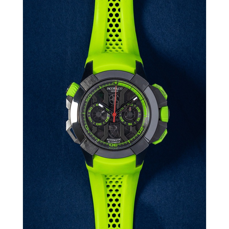 Jacob & Co Epic X Chrono Black Titanium Green EC313.21