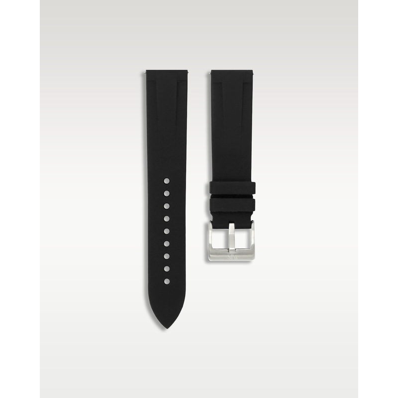 Quick Release Rubber Strap in Black