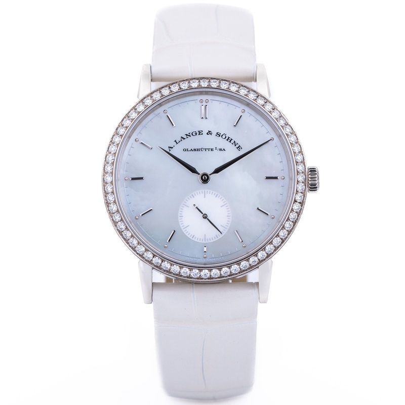A. Lange & Shne Saxonia | REF. 878.029 | 18k White Gold | Mother of Pearl Dial | 2020 | Box & Papers