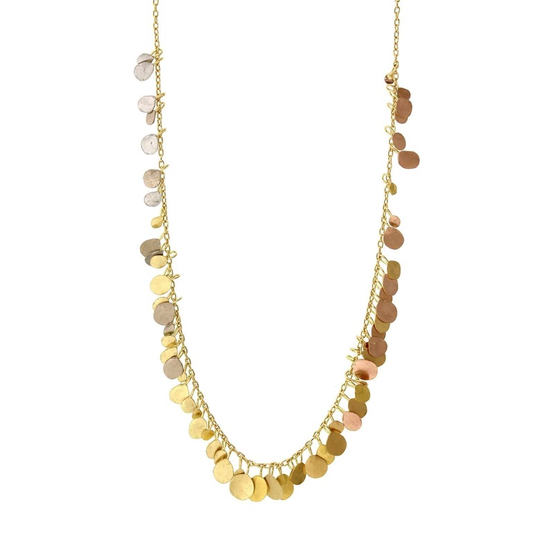 Two-Tone Gold and Platinum Necklace