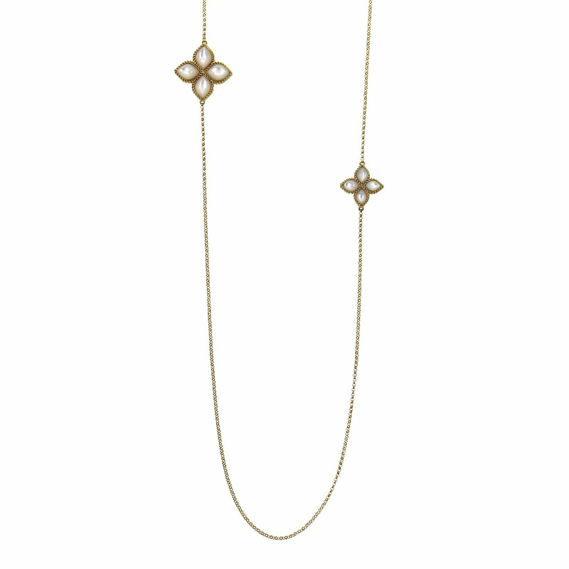 Roberto Coin 18K Yellow Gold Princess Mother of Pearl Necklace