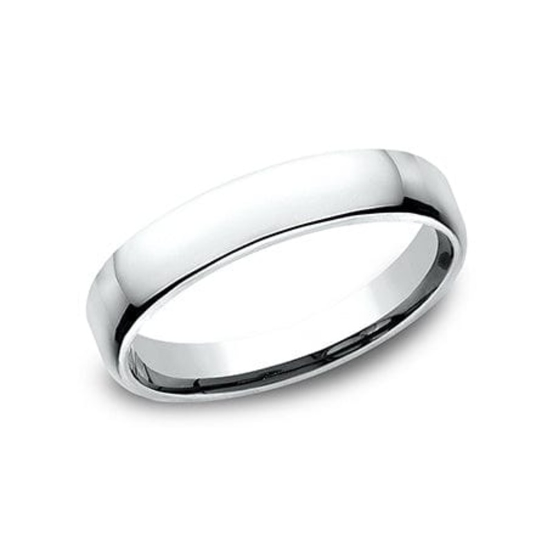 14K White Gold Euro Fit Band