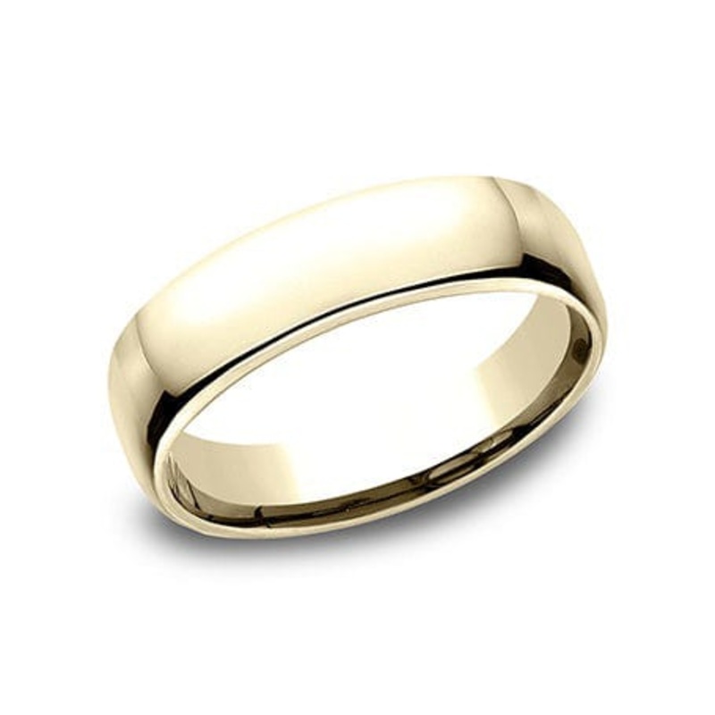 14K Yellow Gold Euro Fit Band