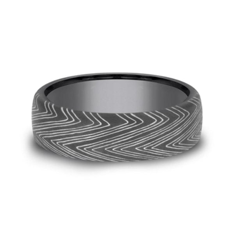 Tamascus Herringbone Pattern Band
