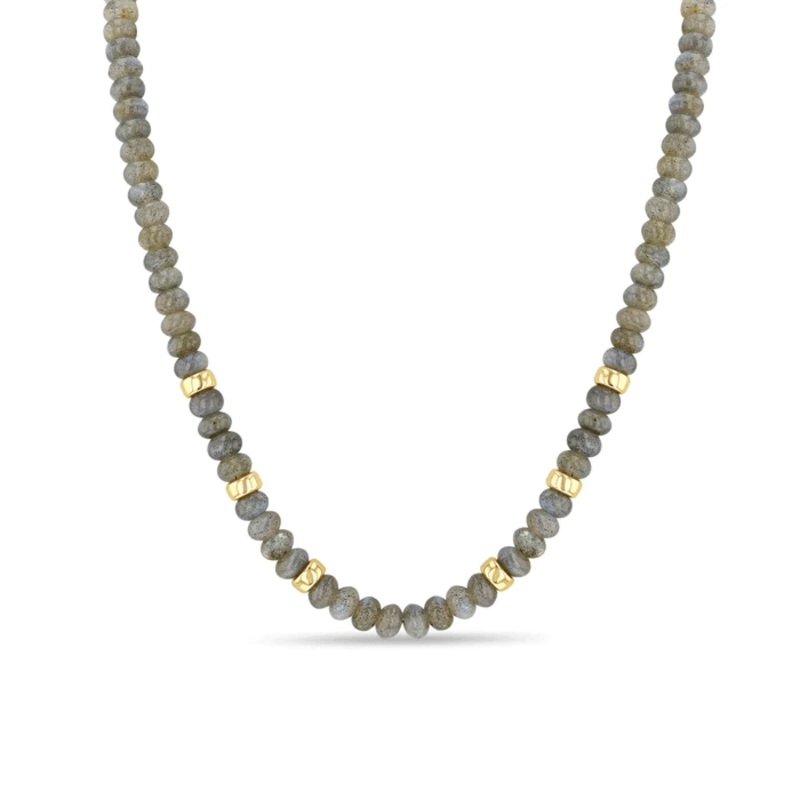 Zoe Chicco 14K Yellow Gold Labradorite Necklace