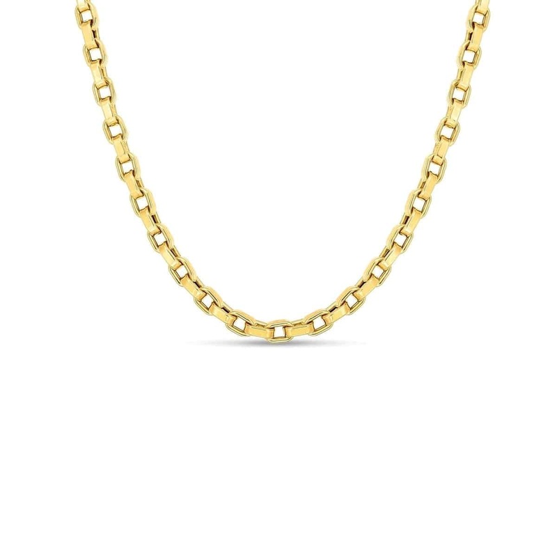 Roberto Coin 18K Yellow Gold Square Link Chain