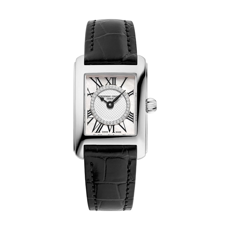 Frederique Constant Carree Quartz Stainless Steel FC-200MPDC16-BL