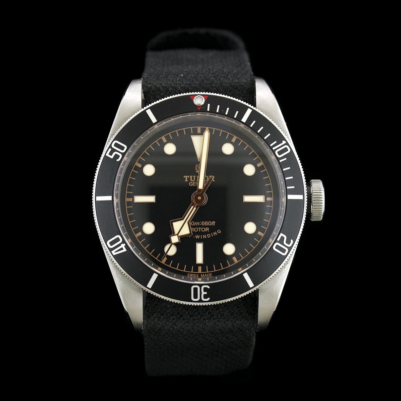 Stainless Steel Pre-Owned TUDOR Black Bay ETA Wristwatch