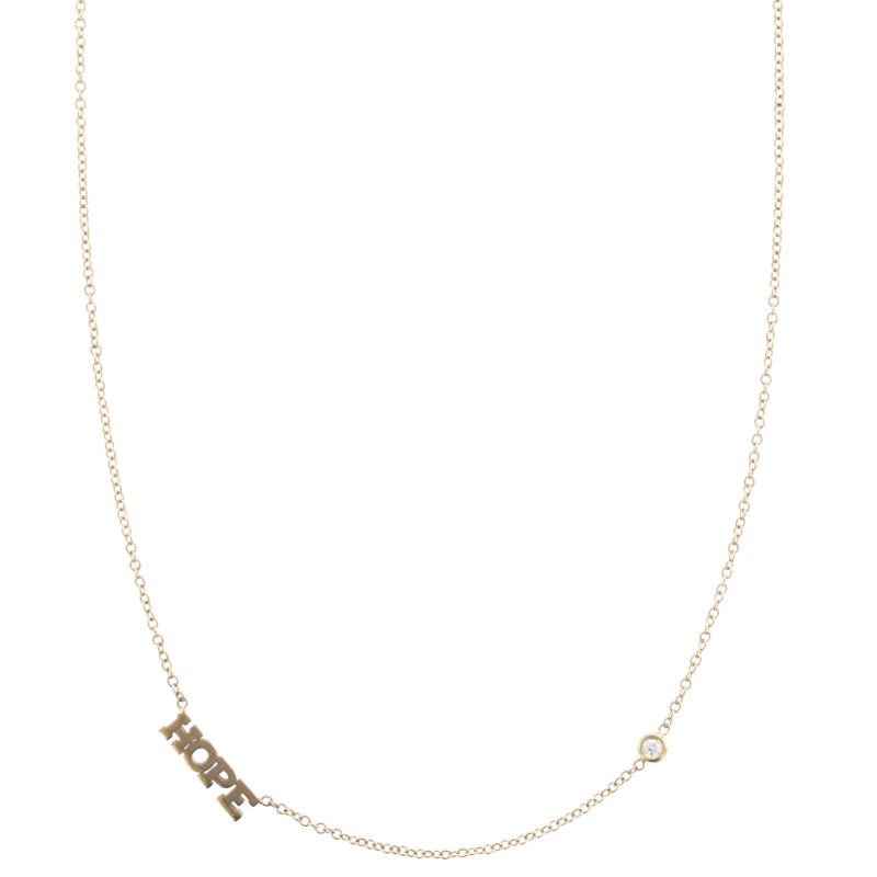 Zoe Chicco 14K Yellow Gold Hope Pendant