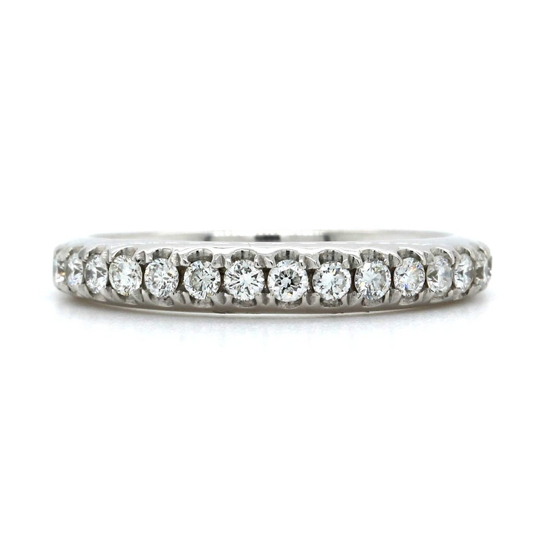 14K Yellow Gold Prong Set Diamond Band