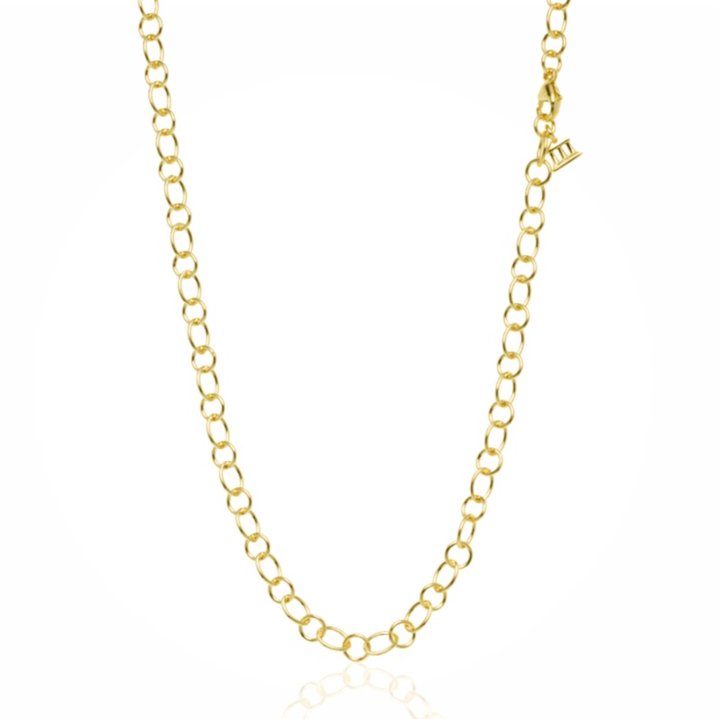 Temple St. Clair 18K Yellow Gold Ribbon Chain 18″